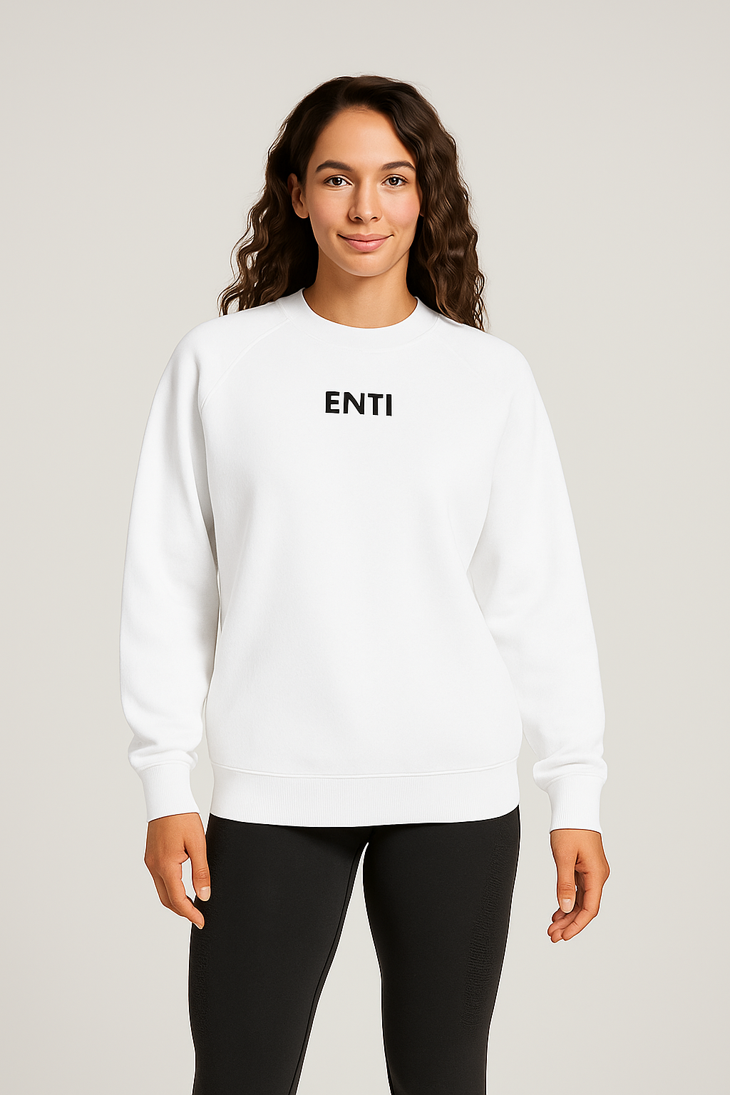 Oversized Jumper - White