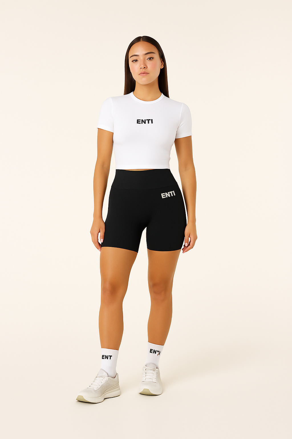 Dahlia Scrunch Shorts - Black