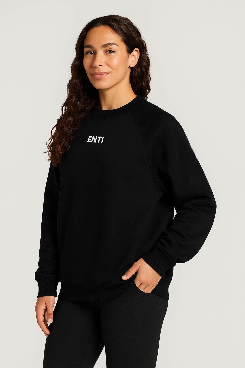 Oversized Jumper - Black