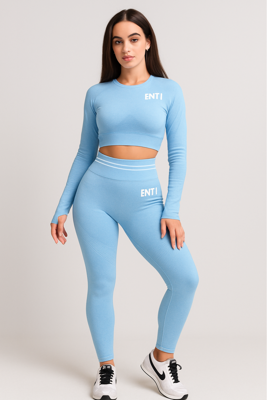 Co-ord Scrunch Set - Blue