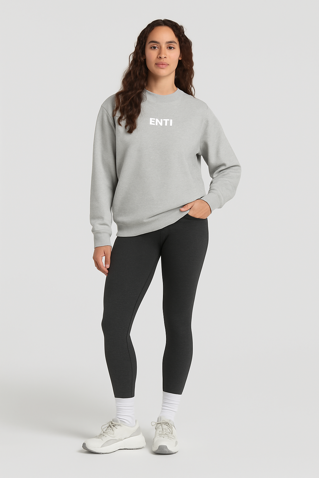 Oversized Jumper - Gray