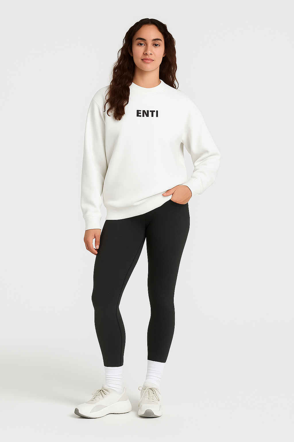 Oversized Jumper - White