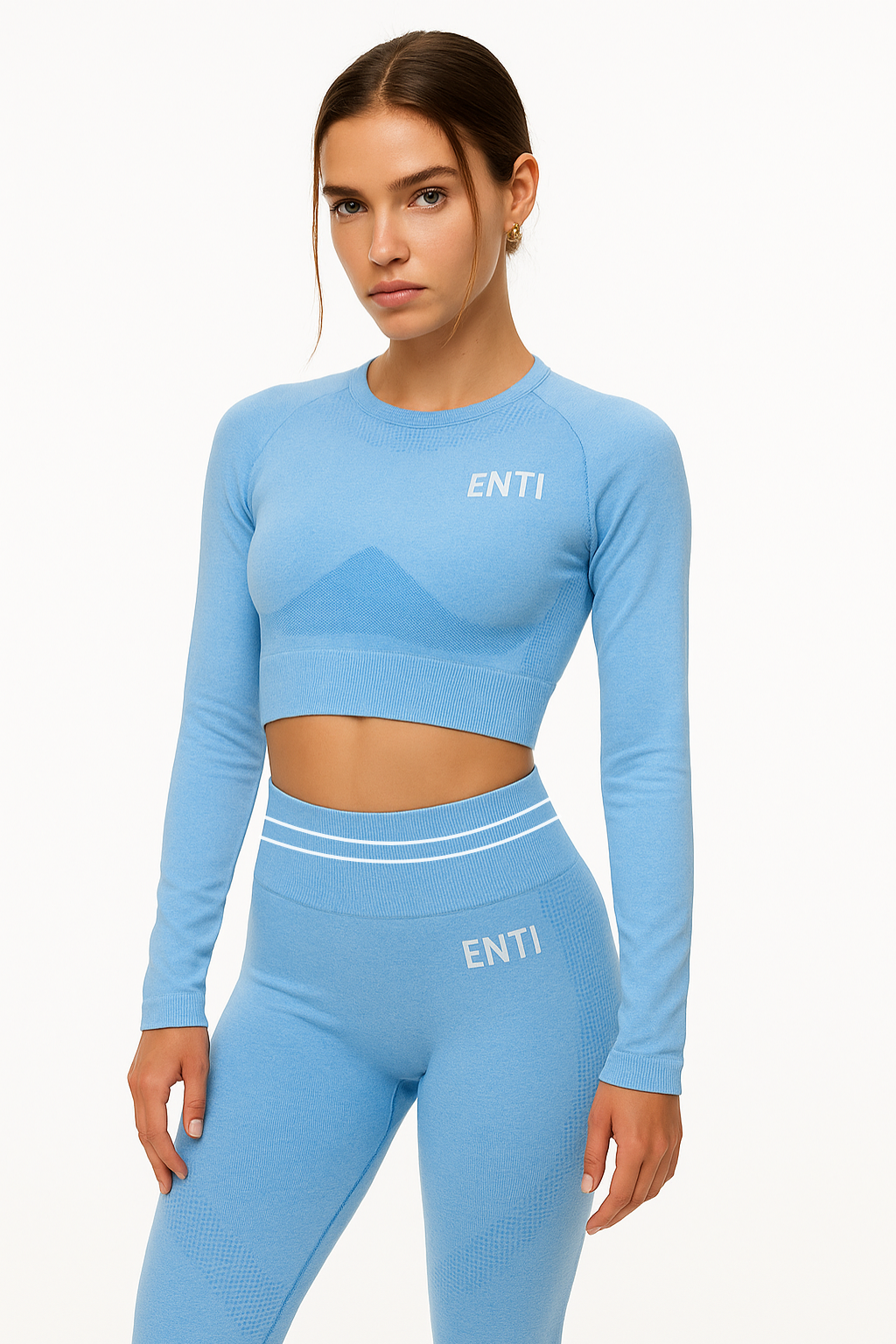 Co-ord Scrunch Set - Blue