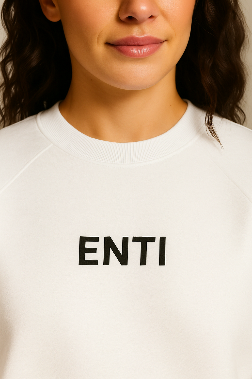 Oversized Jumper - White