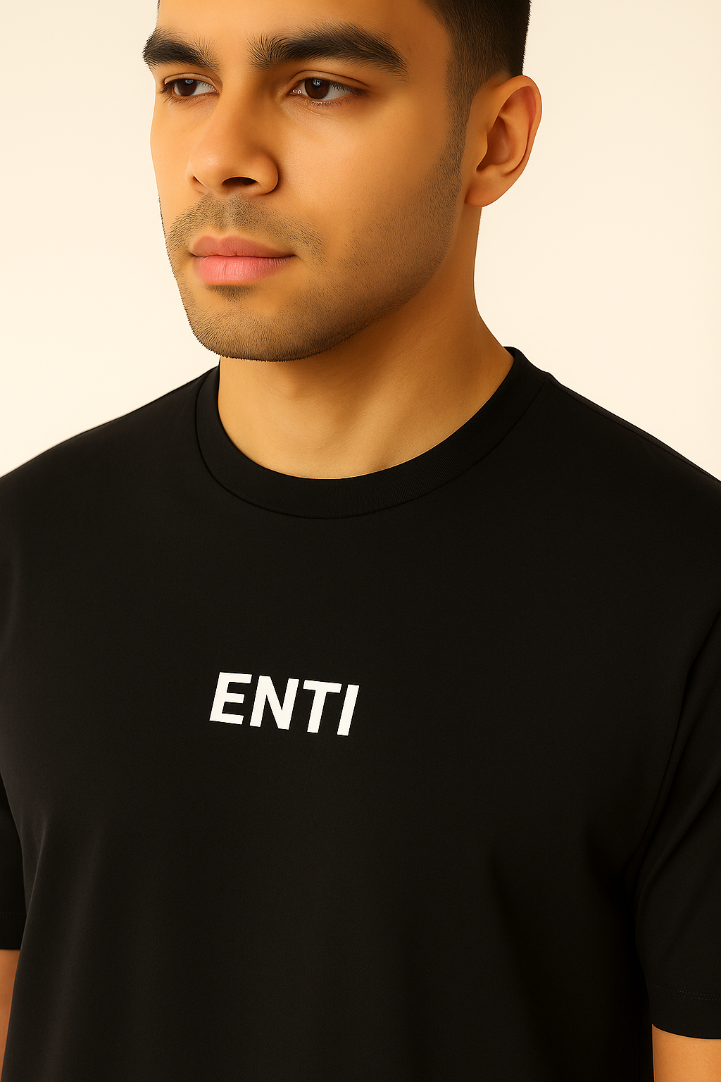 Oversized Gym Tee - Black