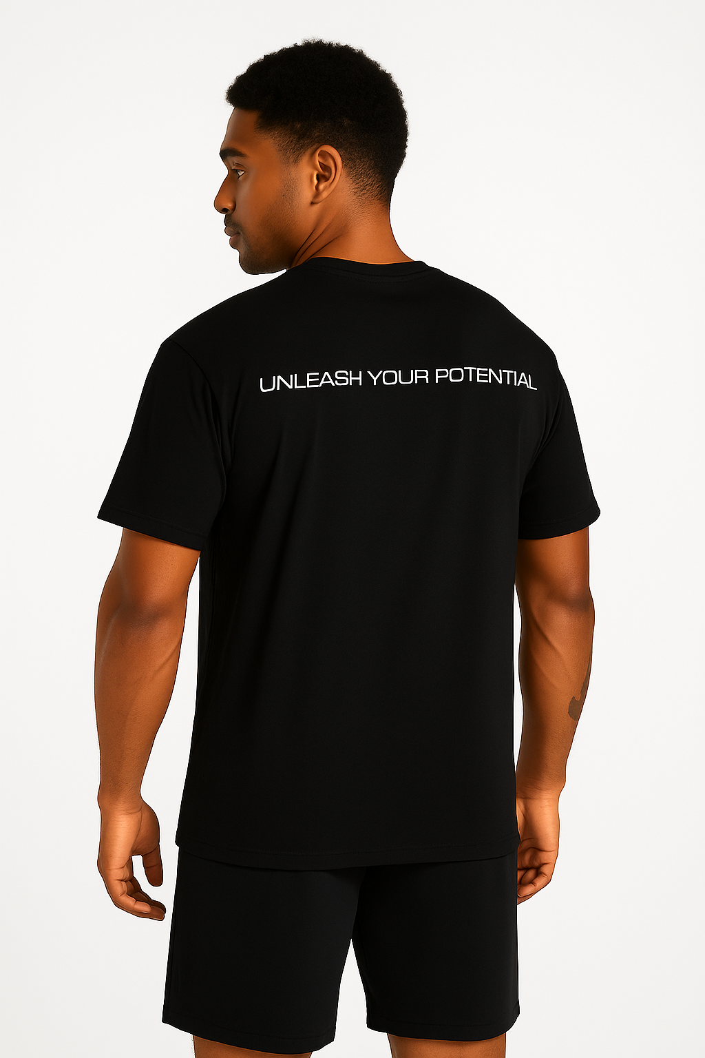 Oversized Gym Tee - Black