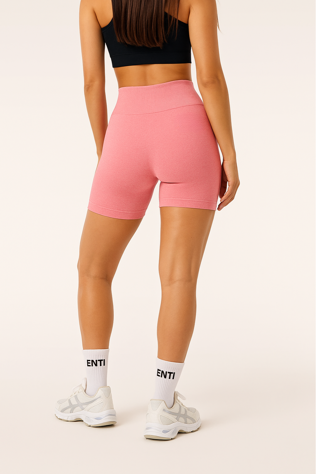 Dahlia Scrunch Shorts - Pink