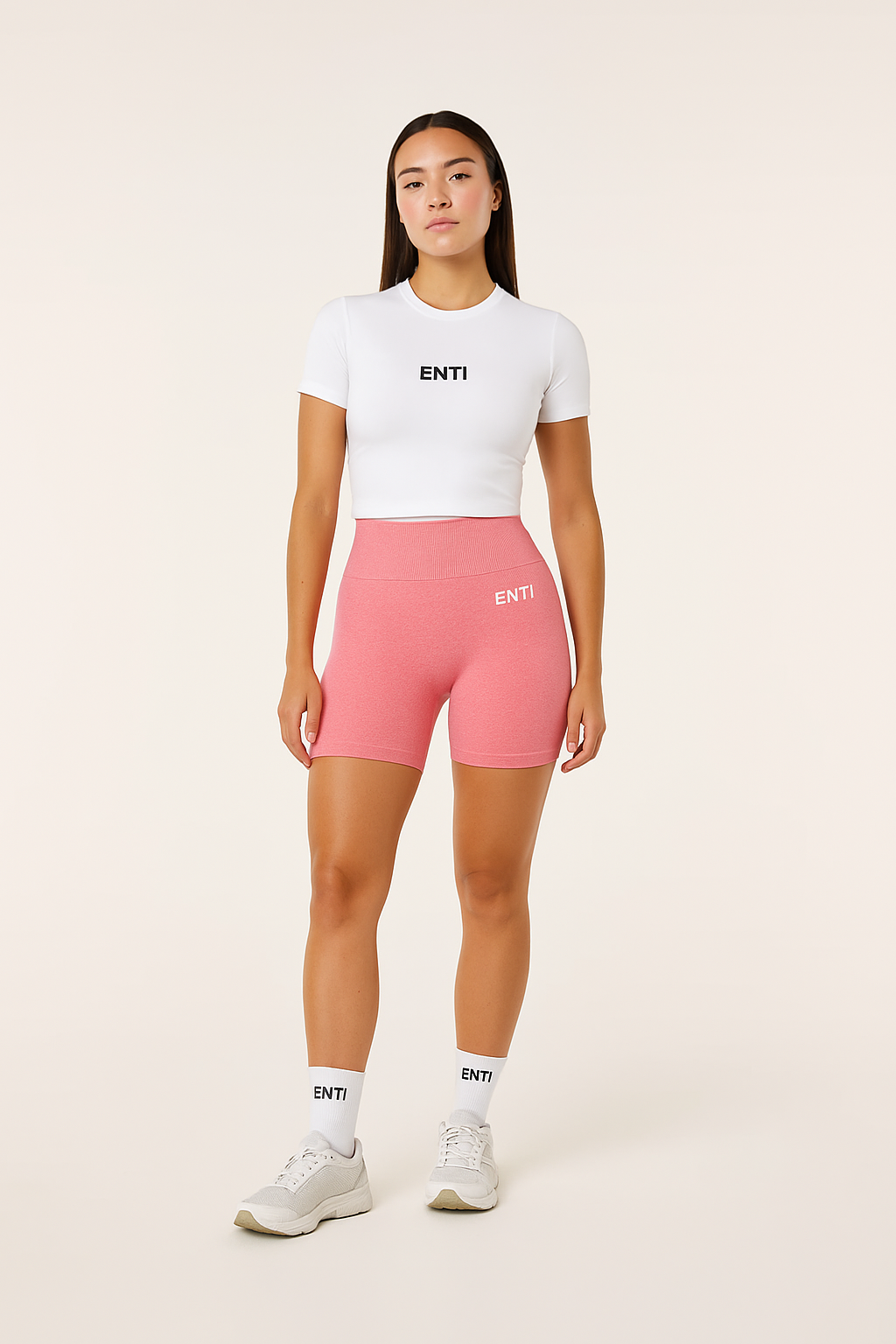 Dahlia Scrunch Shorts - Pink