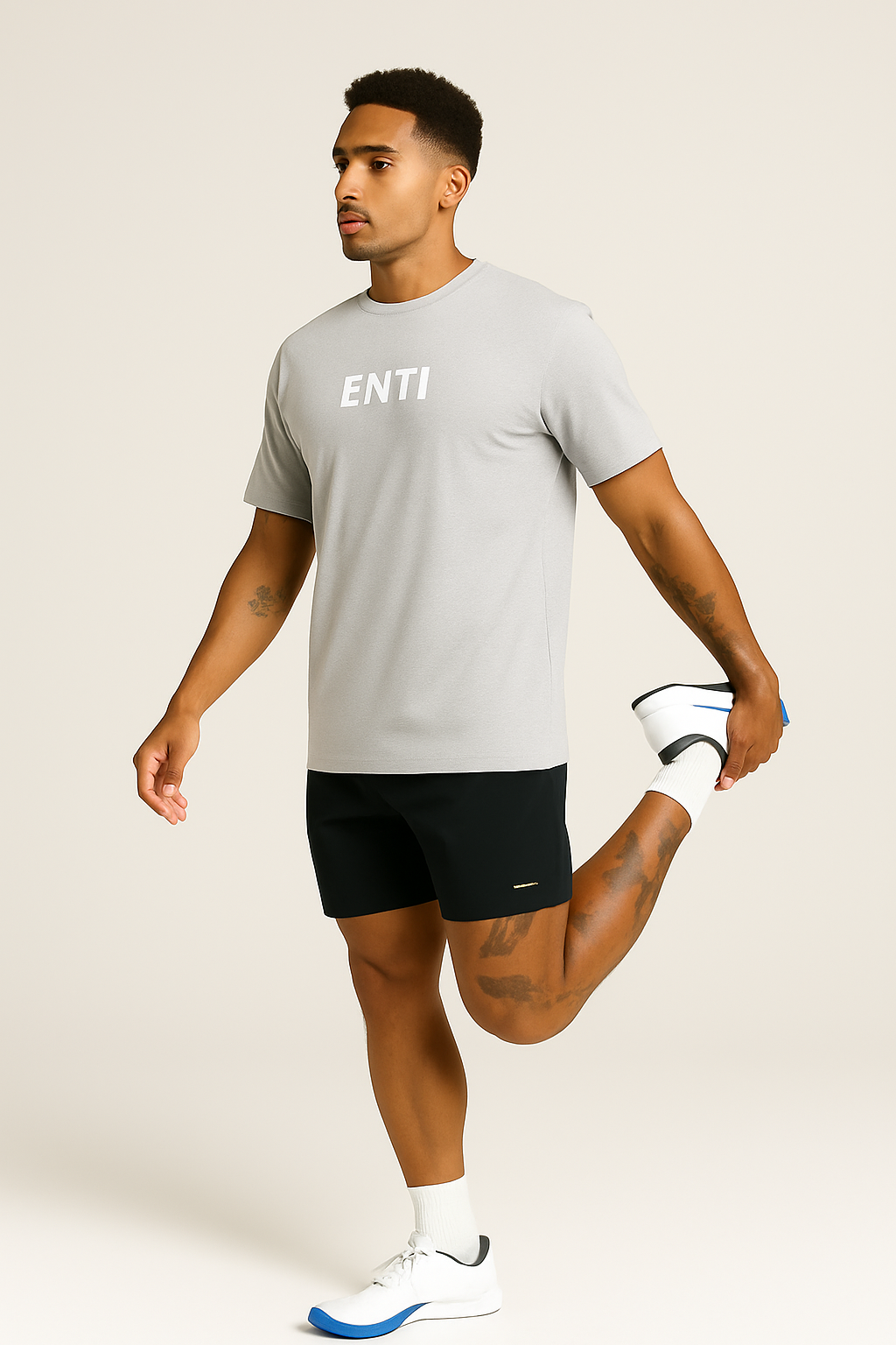 Oversized Gym Tee - Gray