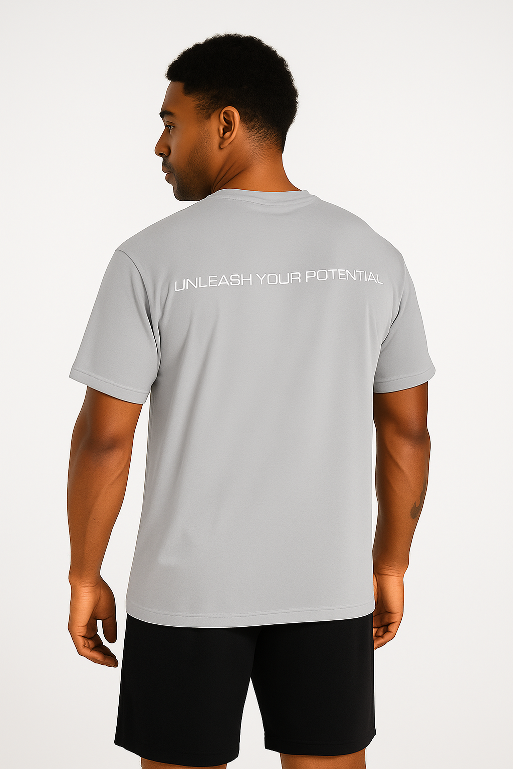 Oversized Gym Tee - Gray