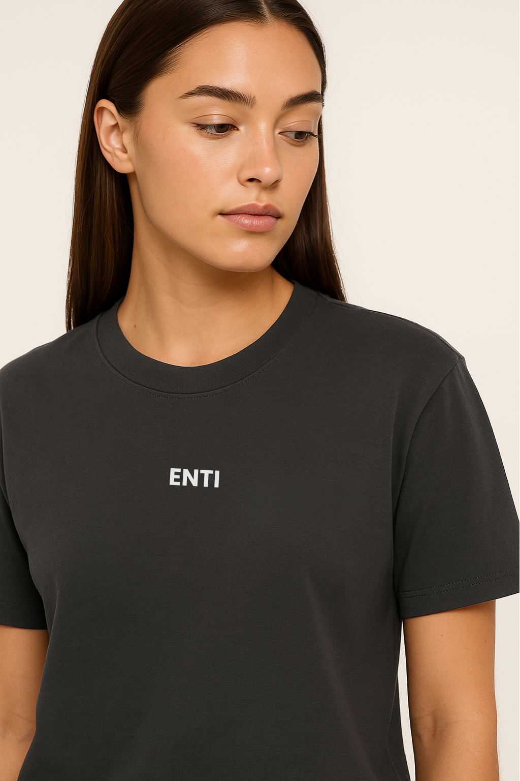 Oversized Flow Tee - Gray