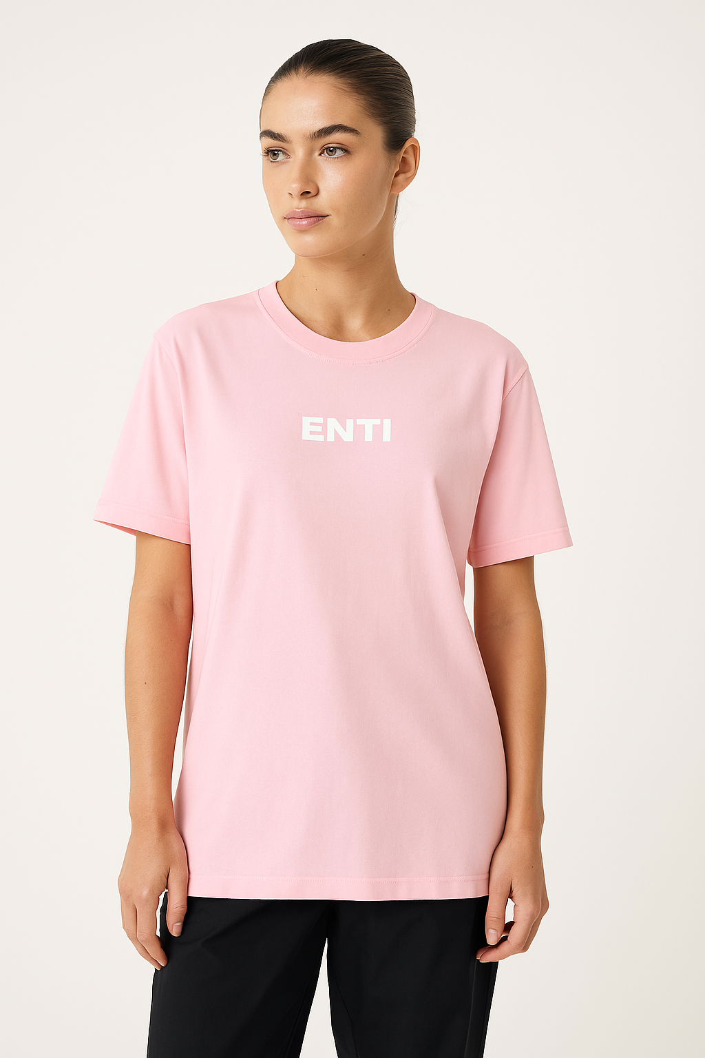 Oversized Flow Tee - Pink