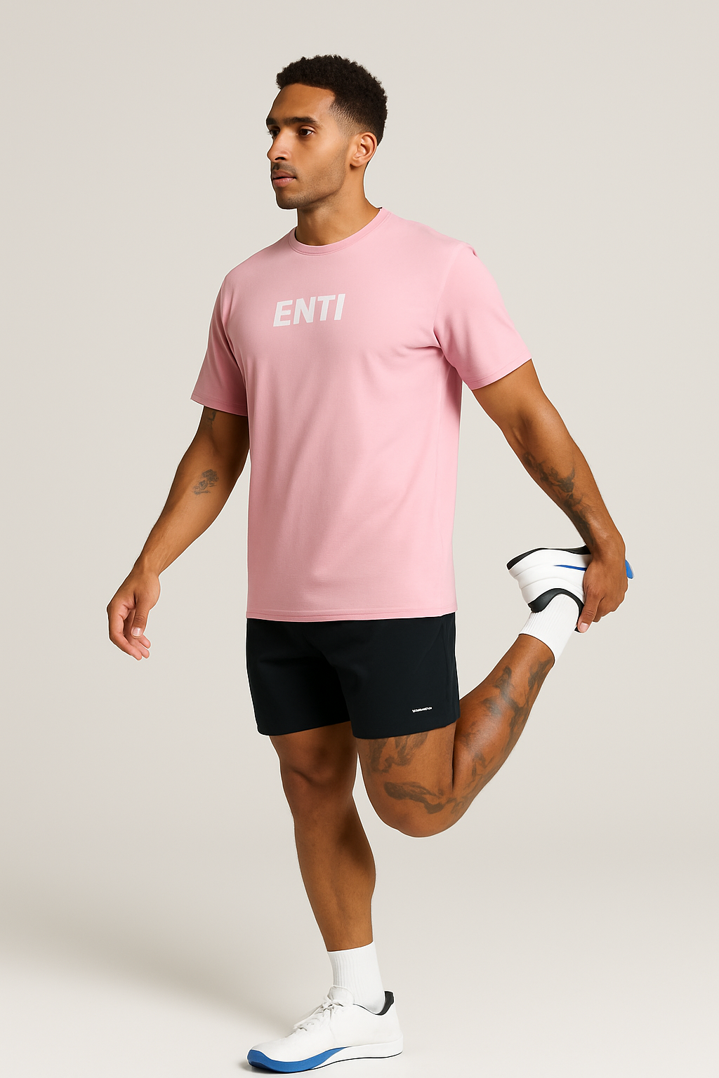 Oversized Gym Tee - Pink