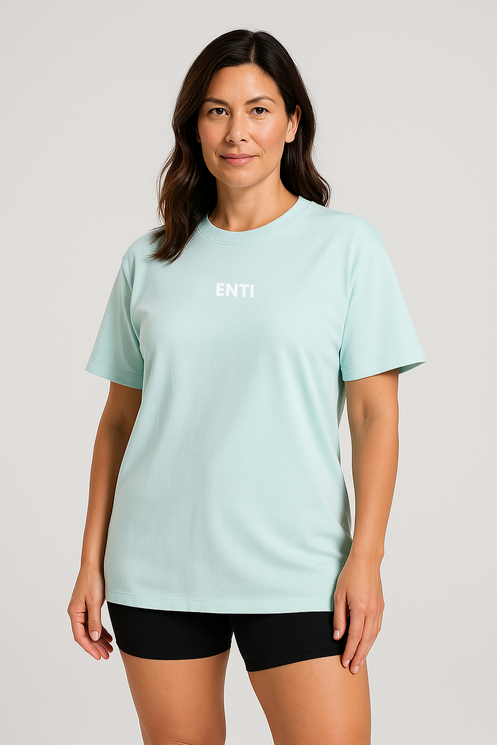 Oversized Flow Tee - Blue