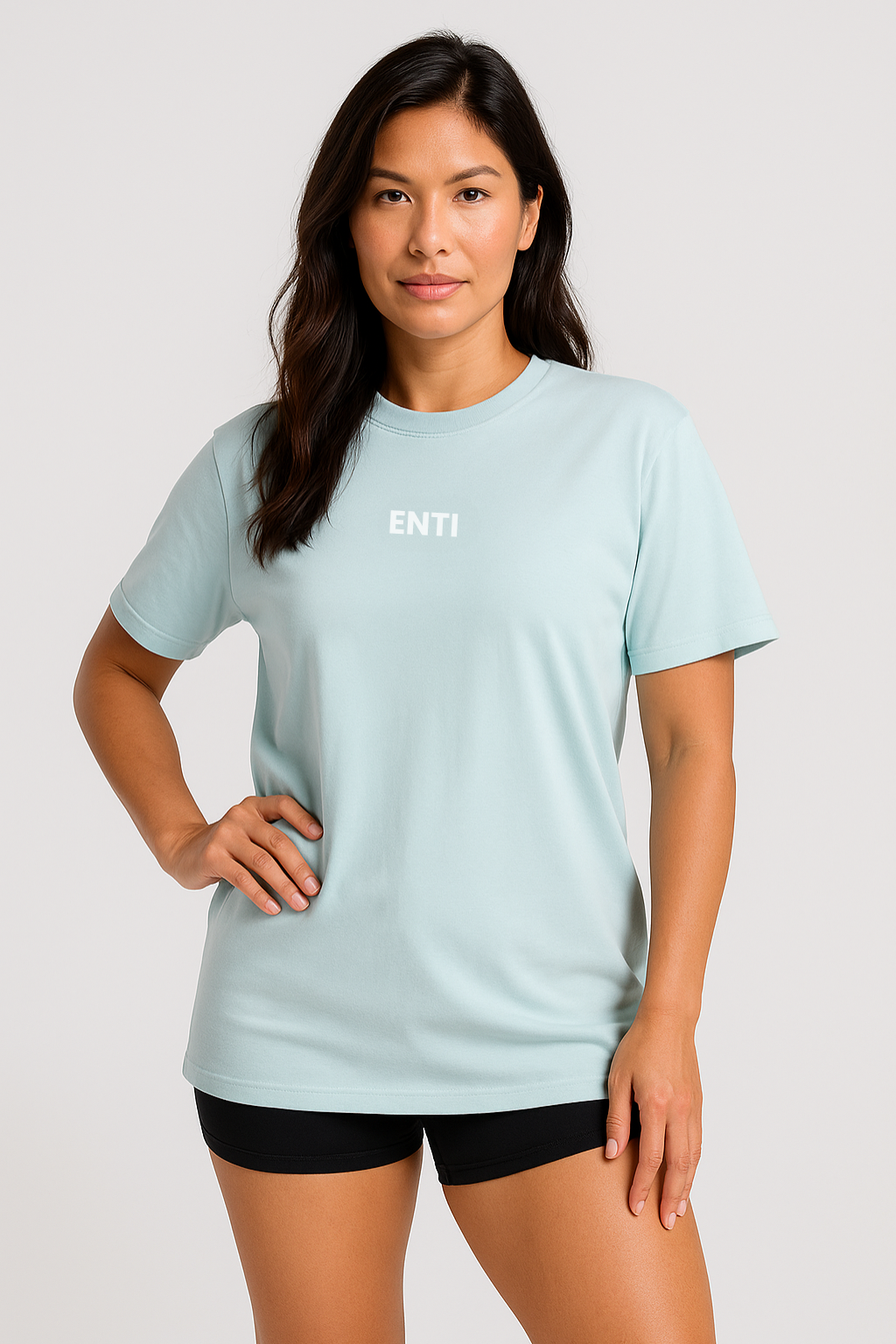 Oversized Flow Tee - Blue