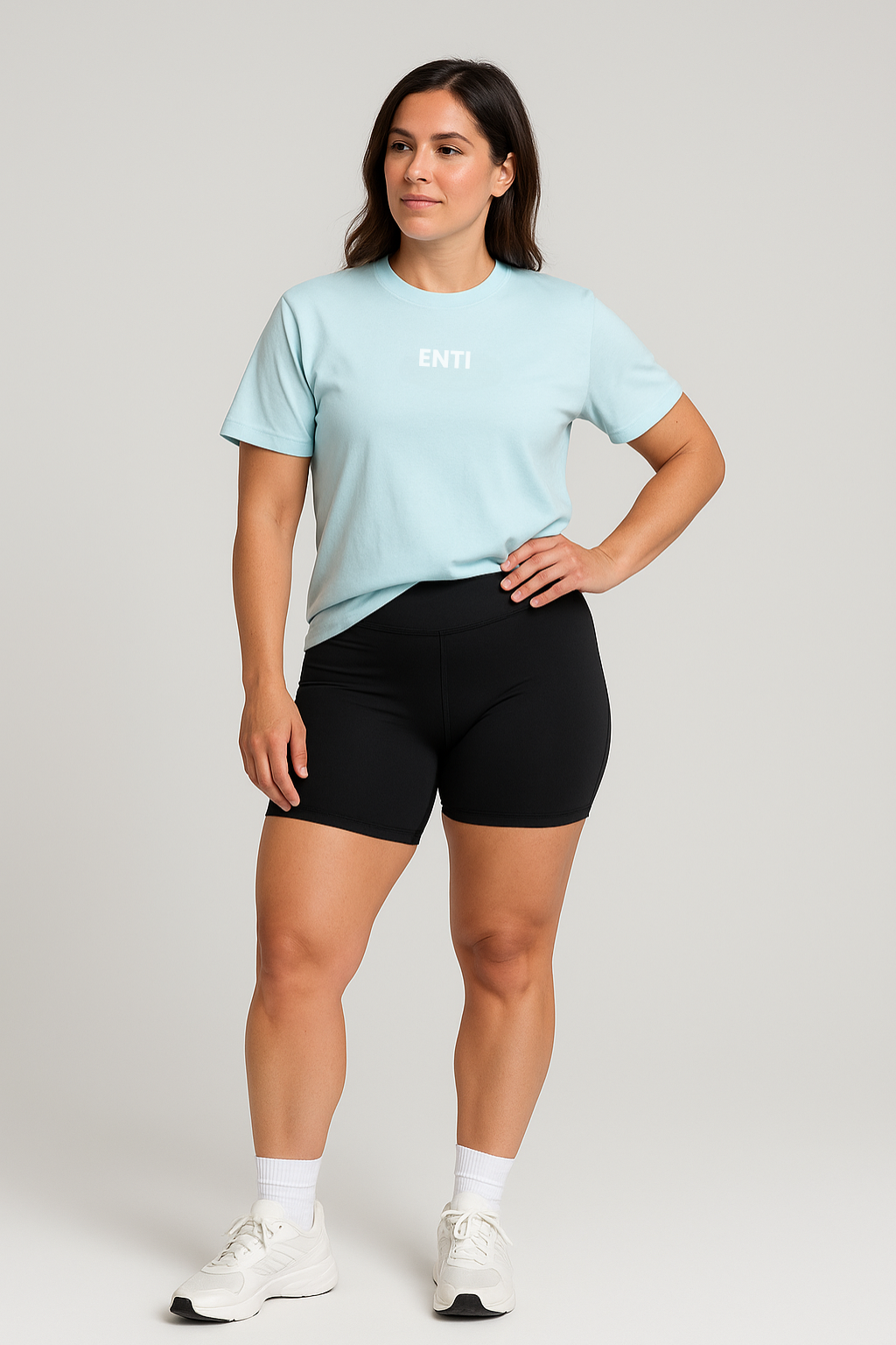 Oversized Flow Tee - Blue