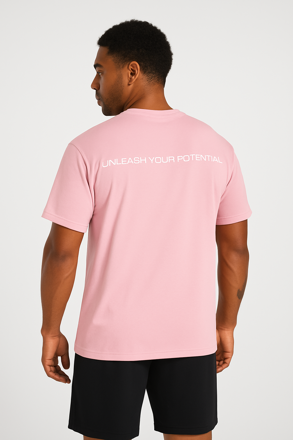 Oversized Gym Tee - Pink