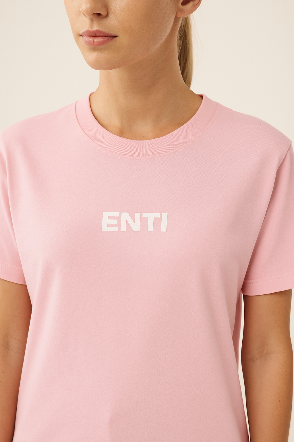 Oversized Flow Tee - Pink